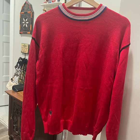 UNIF Riley Ringer Deadstock Red Sweater - Picture 4 of 7